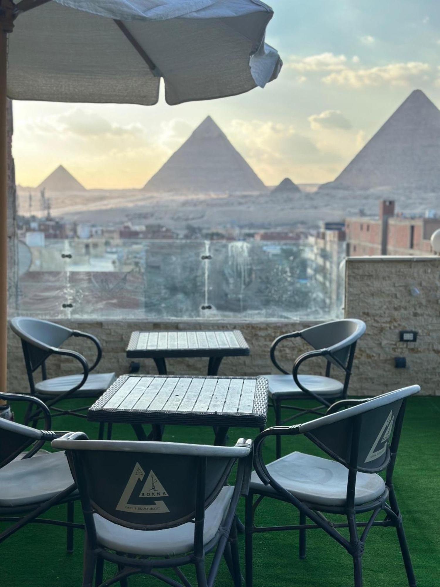 Piramide De Giza View Inn Kafret el-Gabal Exteriér fotografie
