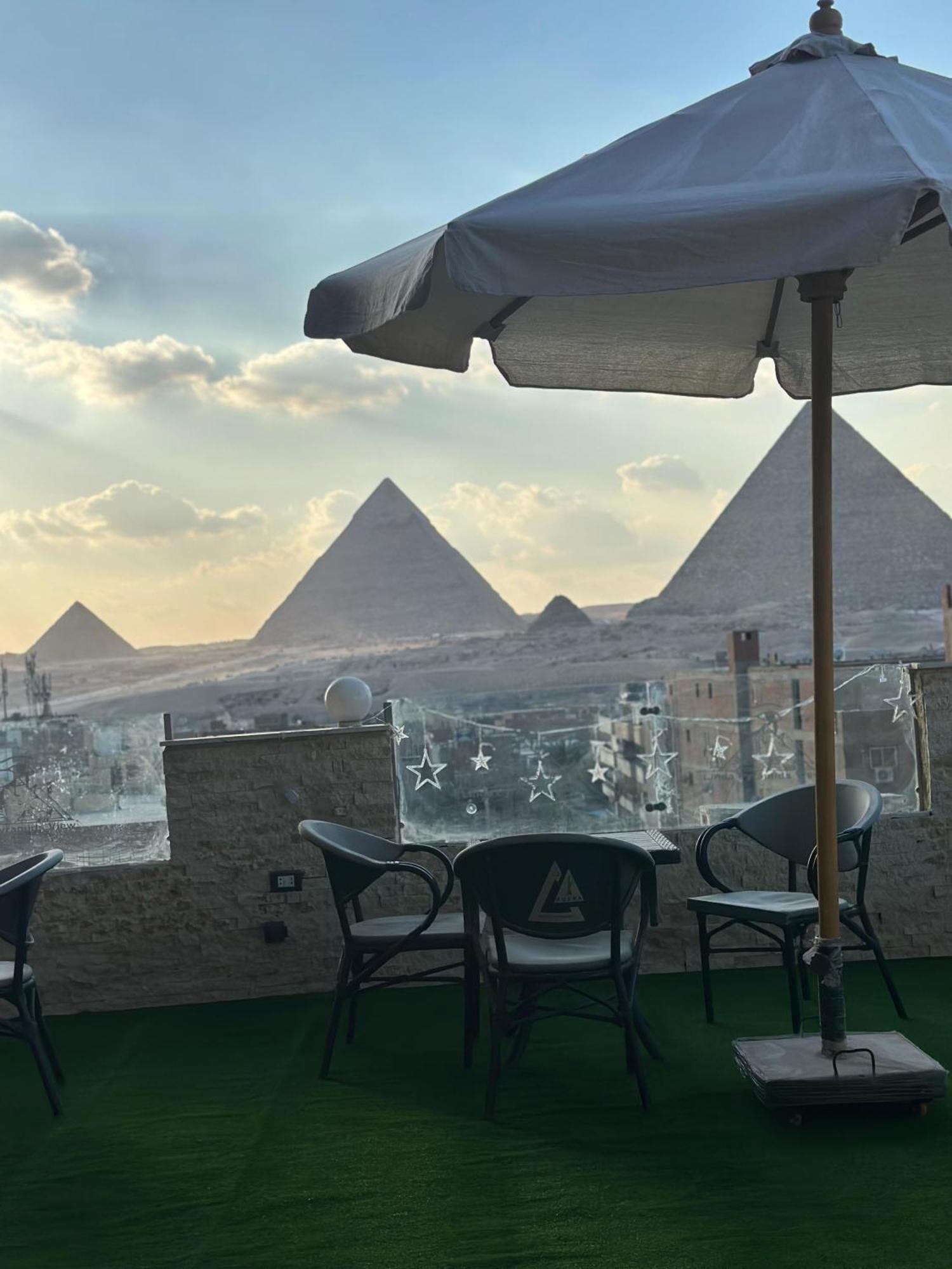Piramide De Giza View Inn Kafret el-Gabal Exteriér fotografie