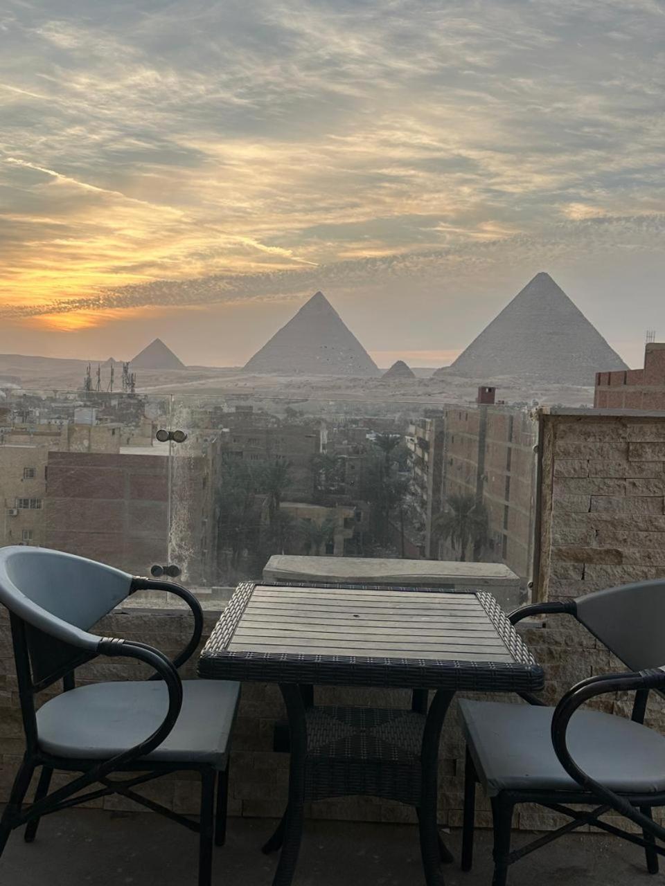 Piramide De Giza View Inn Kafret el-Gabal Exteriér fotografie