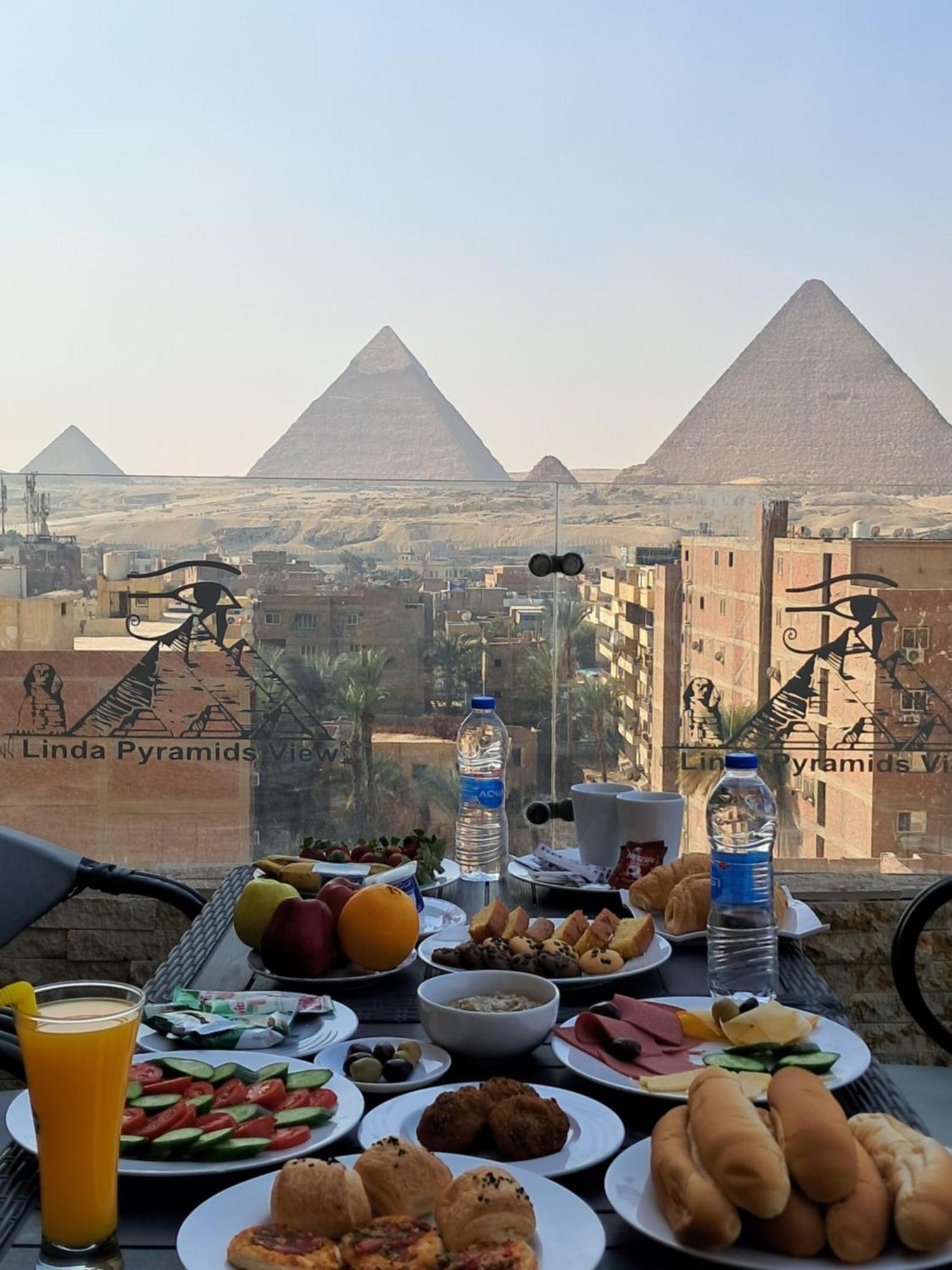 Piramide De Giza View Inn Kafret el-Gabal Exteriér fotografie